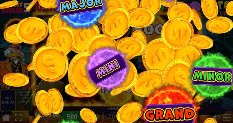 Fruit Attack 5 Pate Link - Pate Link round with coins